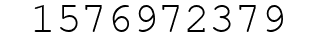 Number 1576972379.