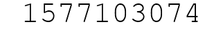 Number 1577103074.