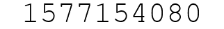 Number 1577154080.