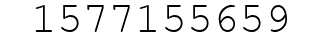 Number 1577155659.