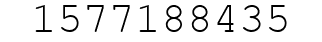 Number 1577188435.