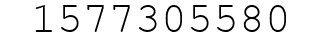 Number 1577305580.