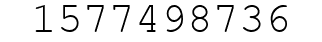 Number 1577498736.
