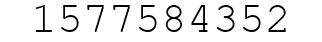 Number 1577584352.
