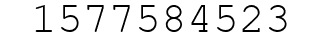 Number 1577584523.