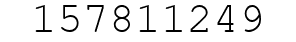 Number 157811249.