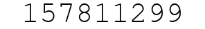 Number 157811299.