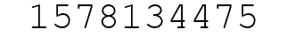 Number 1578134475.