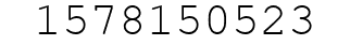 Number 1578150523.