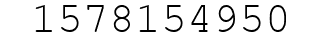 Number 1578154950.