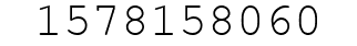 Number 1578158060.