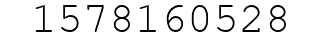 Number 1578160528.