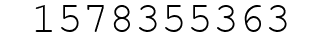 Number 1578355363.