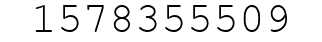 Number 1578355509.