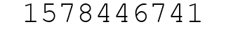 Number 1578446741.