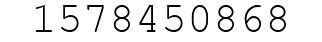Number 1578450868.