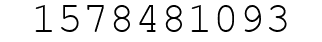 Number 1578481093.