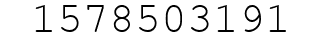 Number 1578503191.