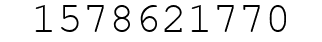 Number 1578621770.