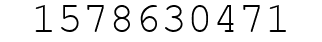 Number 1578630471.