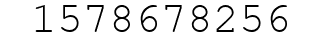 Number 1578678256.