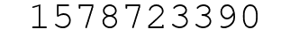 Number 1578723390.