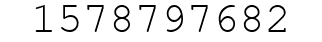 Number 1578797682.