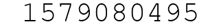 Number 1579080495.