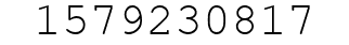Number 1579230817.