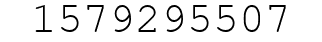 Number 1579295507.