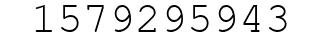 Number 1579295943.