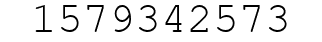 Number 1579342573.