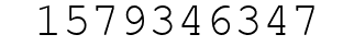 Number 1579346347.