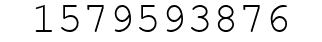 Number 1579593876.