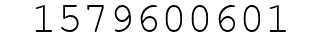 Number 1579600601.