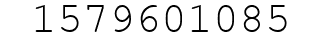 Number 1579601085.
