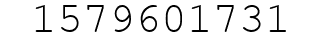 Number 1579601731.