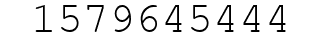 Number 1579645444.