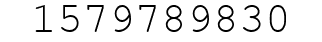 Number 1579789830.