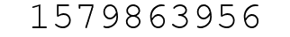 Number 1579863956.