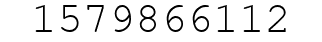Number 1579866112.