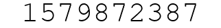 Number 1579872387.