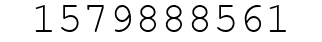 Number 1579888561.