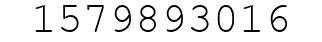 Number 1579893016.