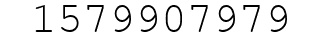 Number 1579907979.
