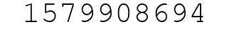 Number 1579908694.