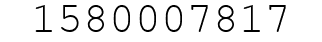 Number 1580007817.