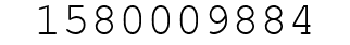 Number 1580009884.