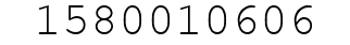 Number 1580010606.