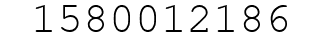 Number 1580012186.